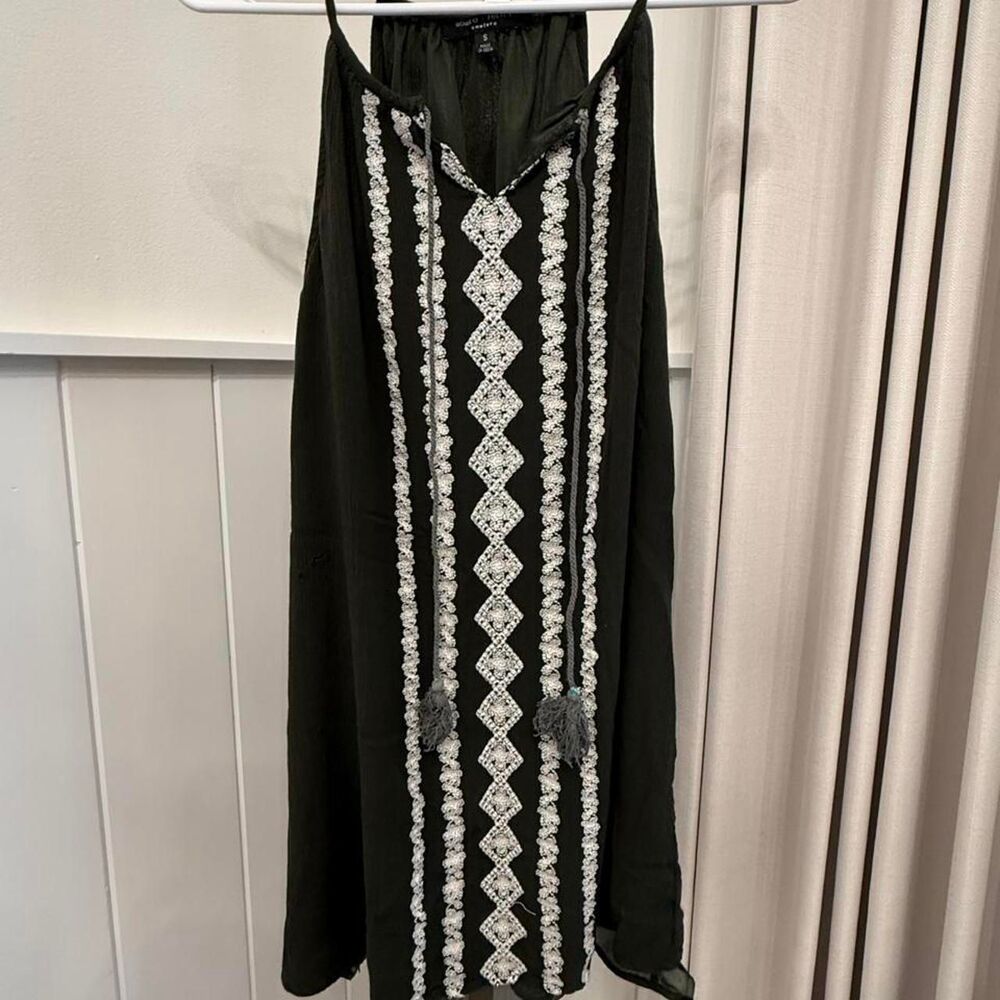 Unbranded Women's Green and Khaki Dress